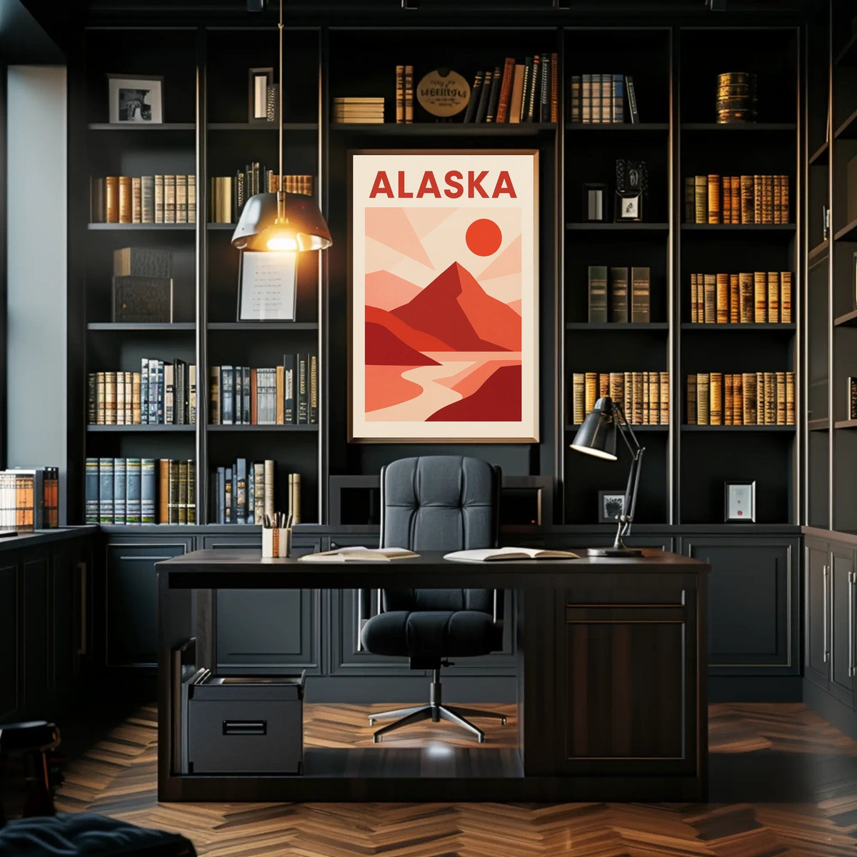 Alaska A Scenic Tribute Poster