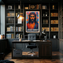 Jesus Christ Artistic Portrait Poster