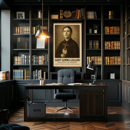 Saint Gemma Galgani Italian Mystic And Poster