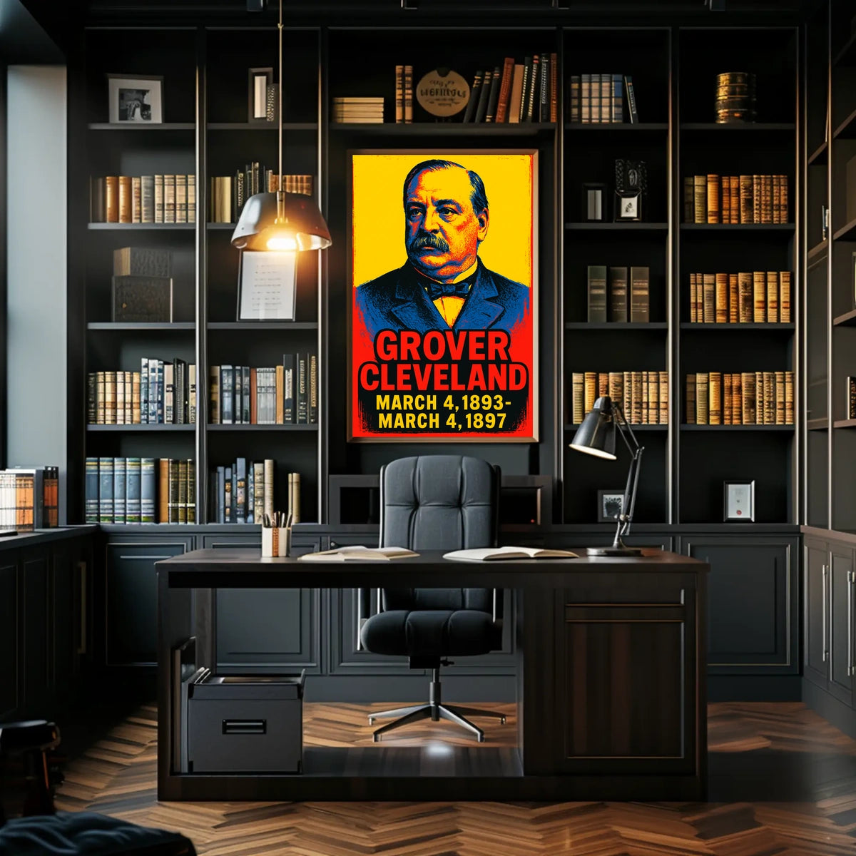 Grover Cleveland Presidential Term Poster