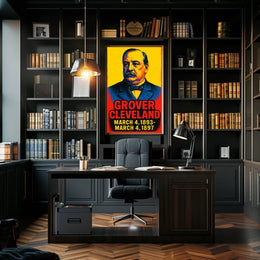 Grover Cleveland Presidential Term Poster