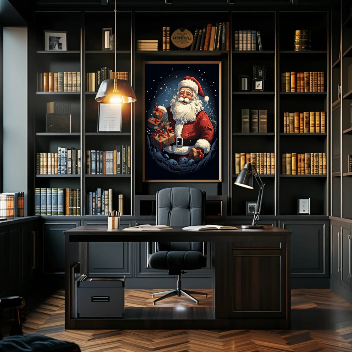 Santa Claus Holiday Cheer Poster