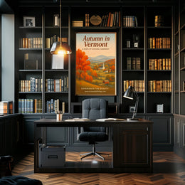 Autumn in Vermont Wall Art Print