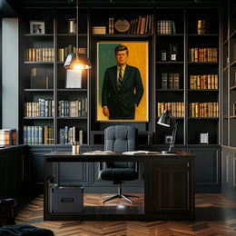 Mid-20th Century John F Kennedy Classic Portrait Poster