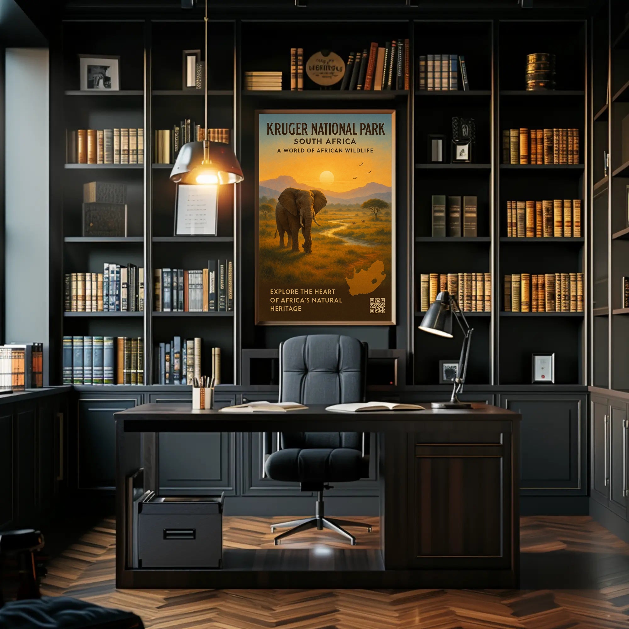 Kruger National Park Scenic Poster Wall Art