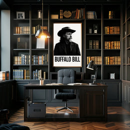 Buffalo Bill Historic American Old West Heritage Poster