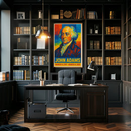 John Adams 2nd President Poster