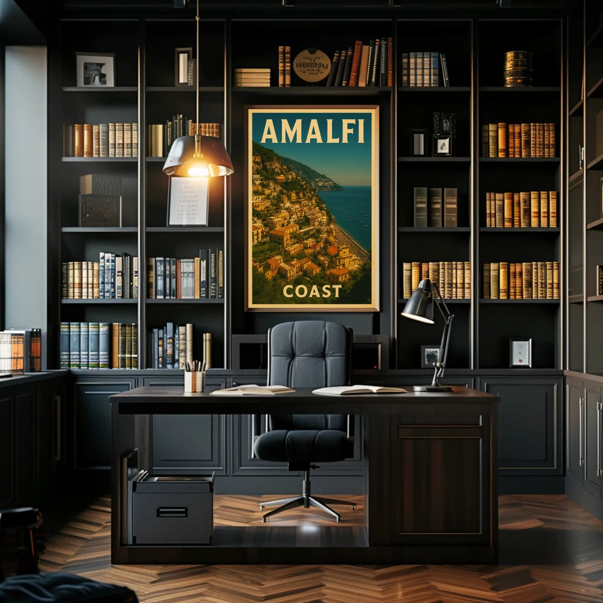 Amalfi Coast Poster Wall Art Travel Print 18x24 Decor