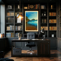 Eagle Lake Scenic View National Park Poster