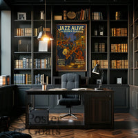New Orleans Jazz Night in French Quarter Poster