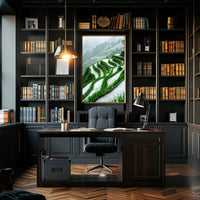 Terraced Rice Fields Serenity: Cultural or Heritage Poster PosterGoat