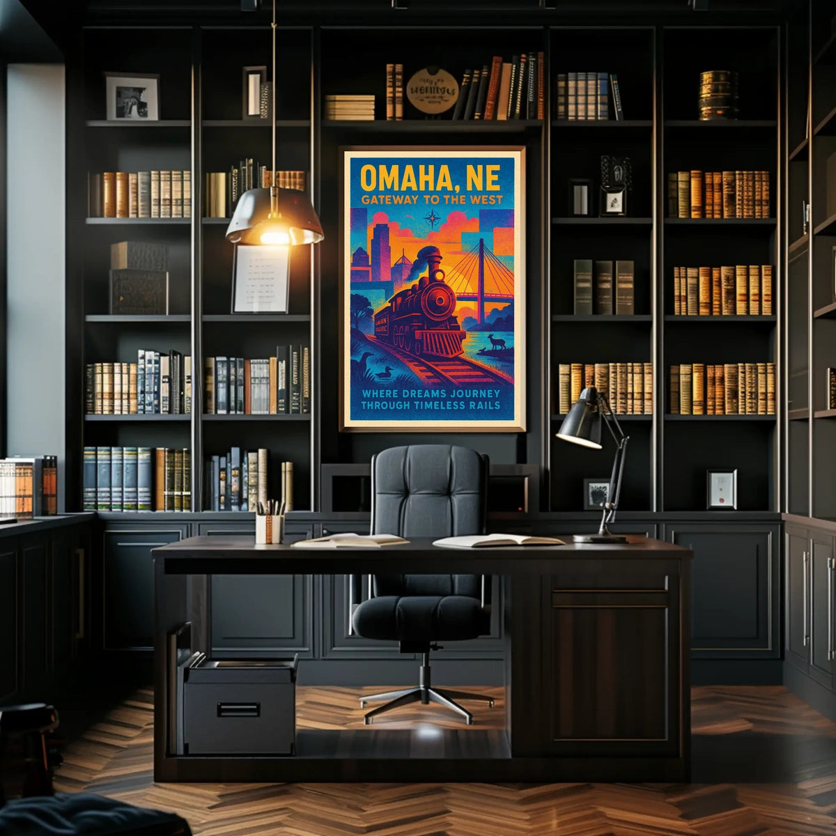 Omaha, NE Gateway to the West Poster