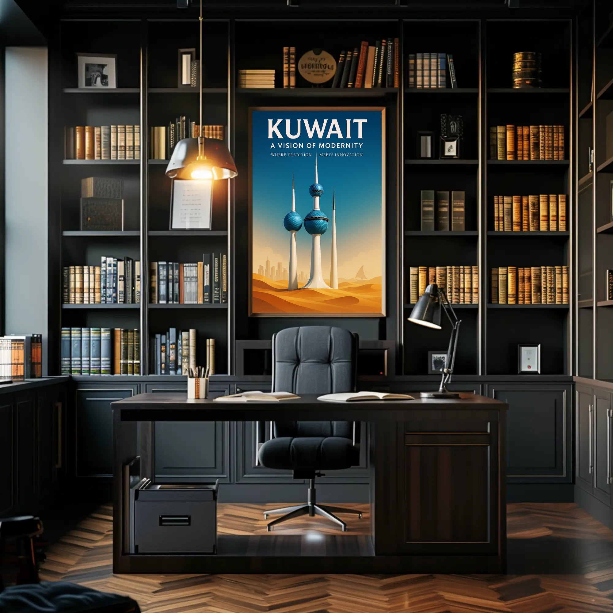 Kuwait - A Vision of Modernity Poster PosterGoat