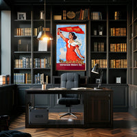 Empowering Vintage International Women's Day Propaganda Poster