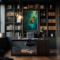 Enchanting Butterfly Scene in Fantasy or Mythology Poster