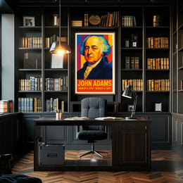 John Adams 2nd President Poster