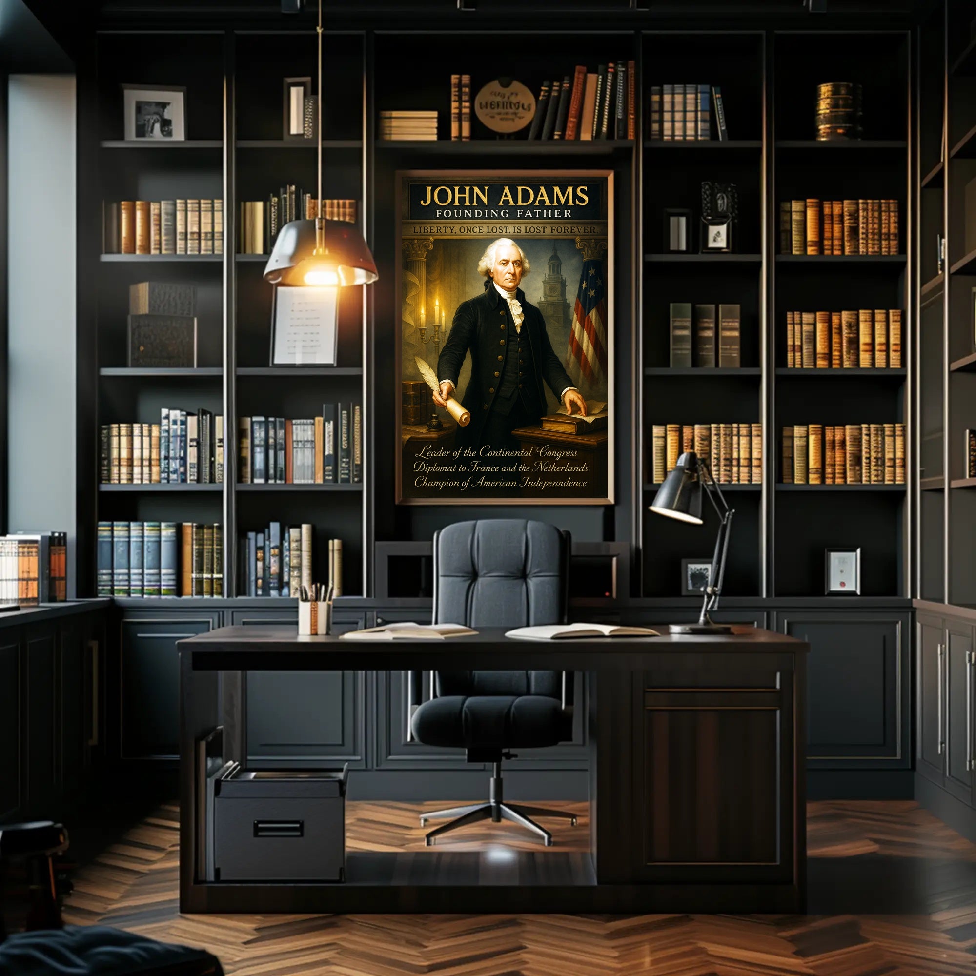 John Adams Founding Father Poster PosterGoat