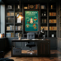 Little Rock, Arkansas Discover Natural Beauty and Culture Poster PosterGoat