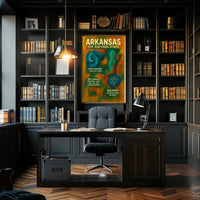 Arkansas The Natural State Poster
