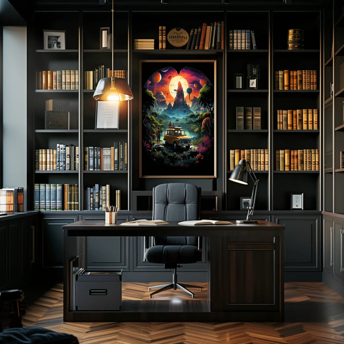 Journey to the Surreal Landscape Poster