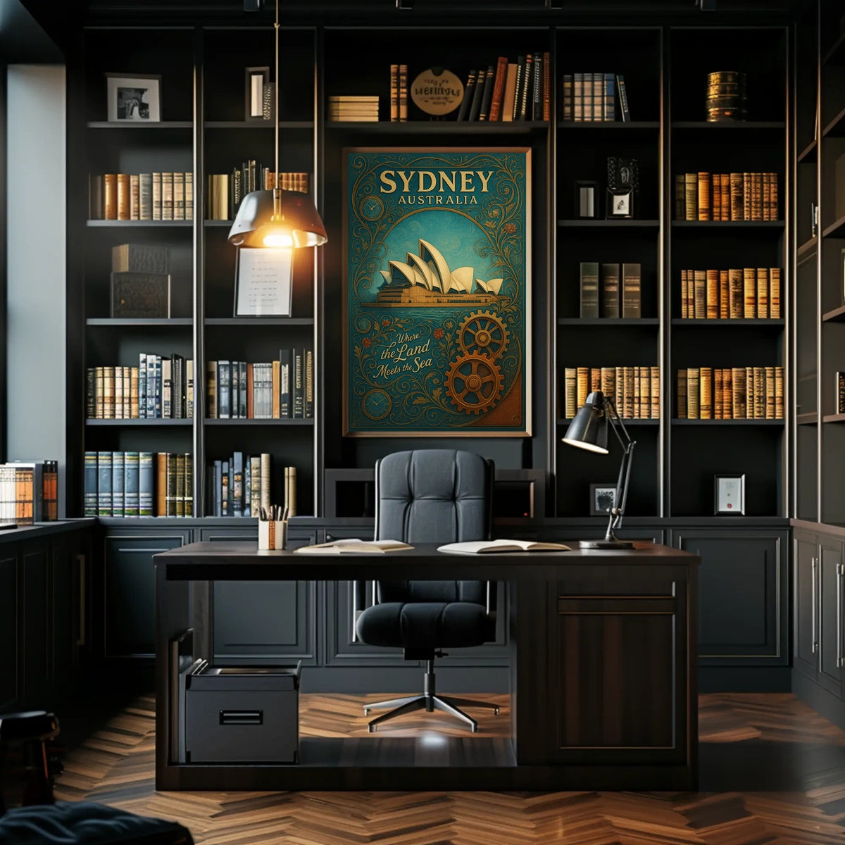 Sydney, Australia Where the Land Meets the Sea Poster