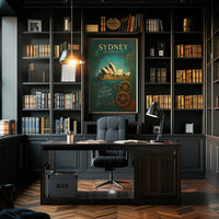Sydney, Australia Where the Land Meets the Sea Poster