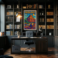 Geology Art Poster