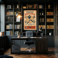 Boston Minutemen Soccer Team Poster