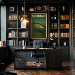 Muskellunge The Underwater Predator Poster