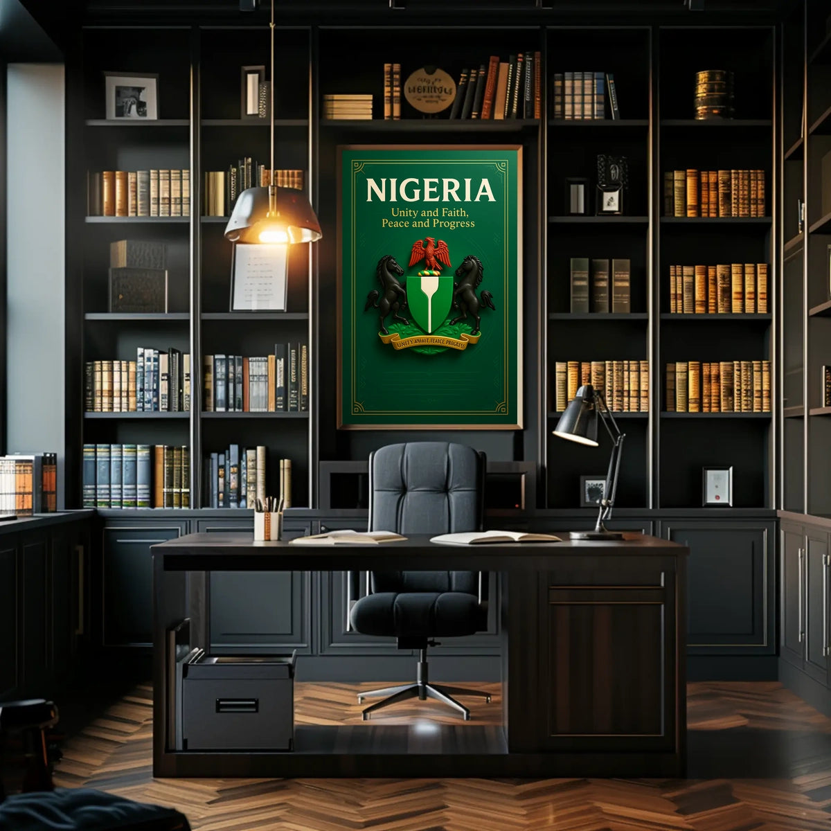 Nigeria Unity and Progress Poster