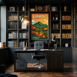 Vermont Adventure Wall Art Print Decor