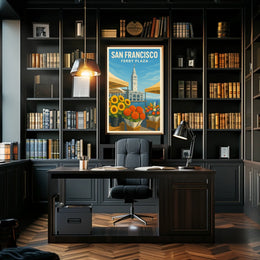San Francisco Ferry Plaza Poster