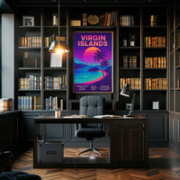 Virgin Islands Caribbean Paradise Poster