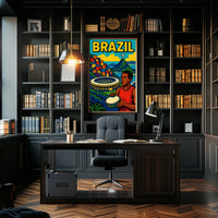Vibrant Brazil Poster
