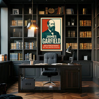 James Garfield 20th President Realism Timeless Poster