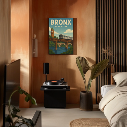 Bronx Bound: Crossing the Harlem River New York Poster