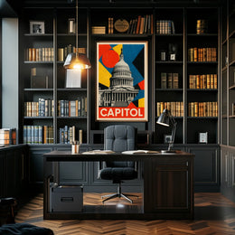 Capitol Art Poster