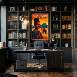 Malawi A Vibrant Portrait Poster