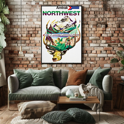 Amtrak Northwest Travel Poster
