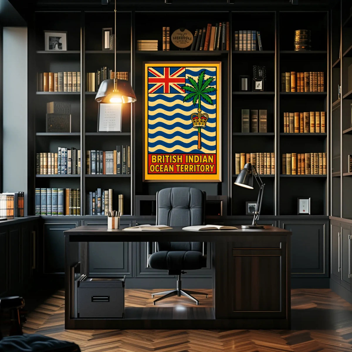 British Indian Ocean Territory Flag Poster