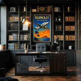 Hawaii Fly in Style Poster PosterGoat
