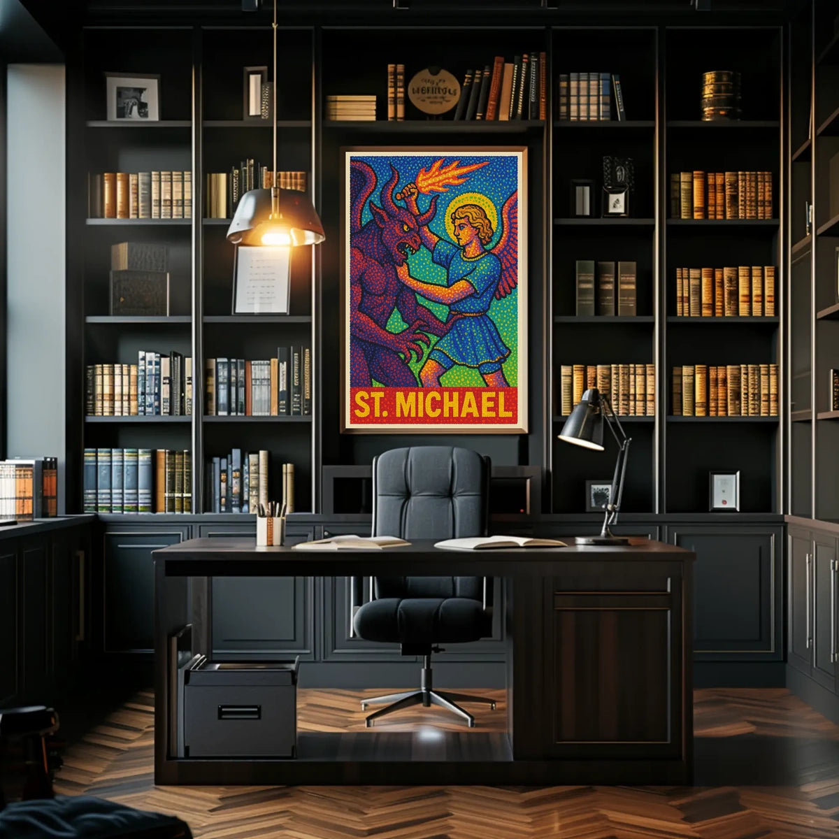 Saint Michael Divine Art Poster