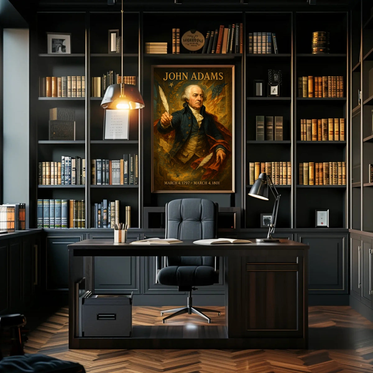 John Adams Vintage Historical or Presidential Poster