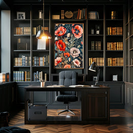 Vibrant Floral Symphony Wall Art Print