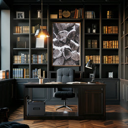 Rustic Winter Serenity Photorealistic Abstract or Artistic Poster