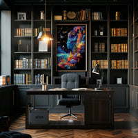 Surreal Cosmic Underwater Artistry Abstract, Artistic, or Pop Culture Poster