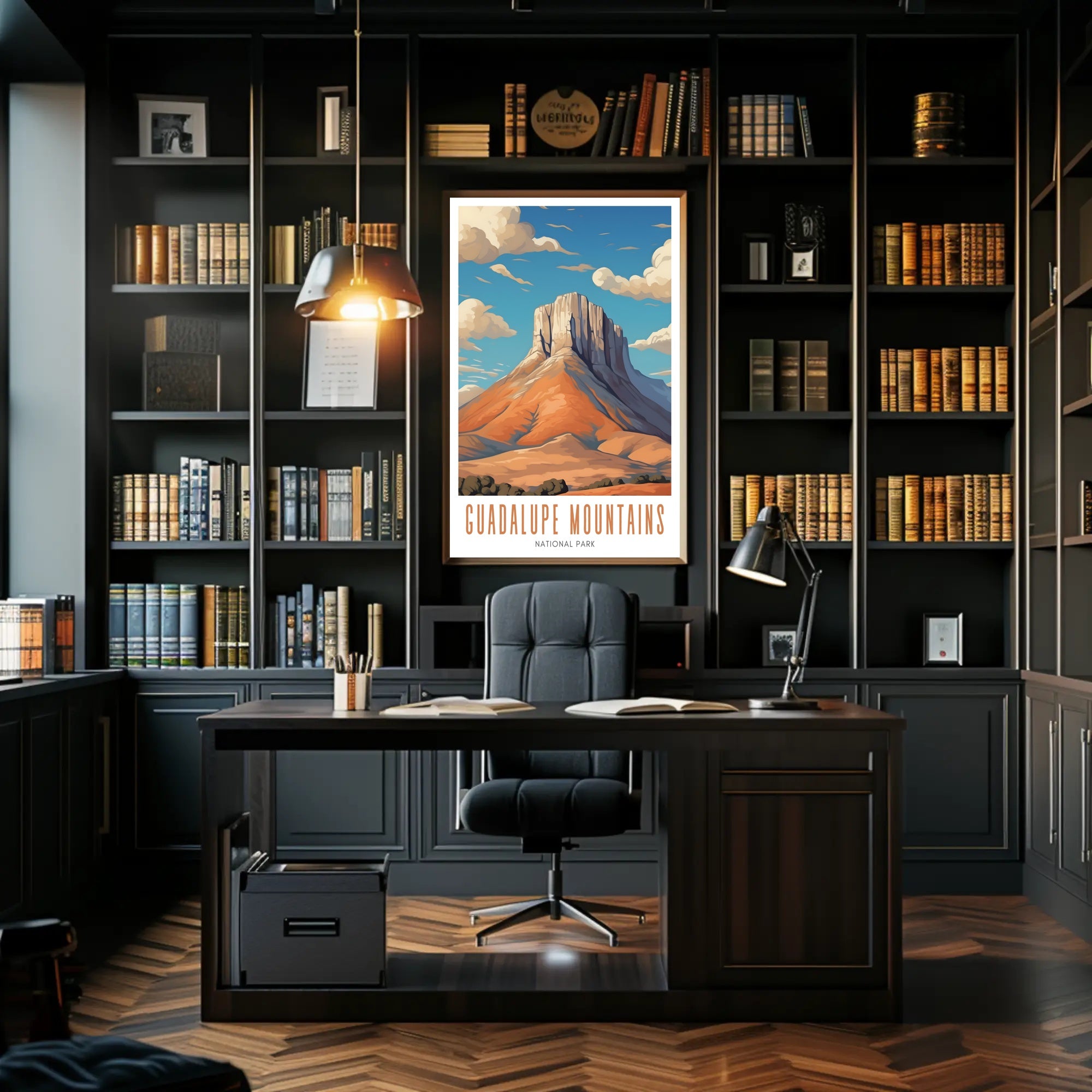 Guadalupe Mountains National Park Poster Scenic Print