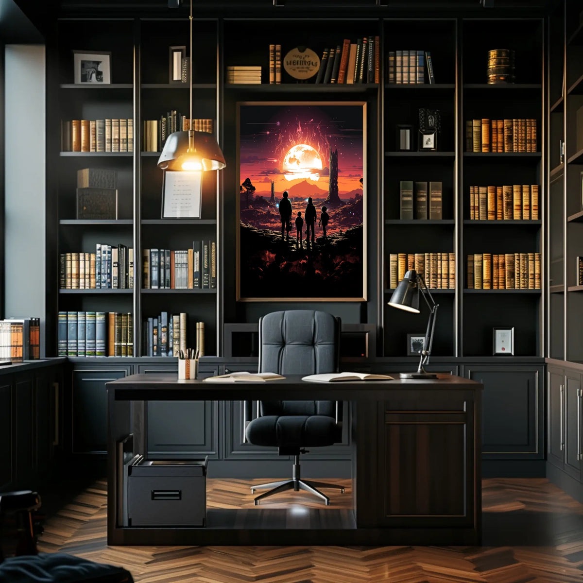 Journey to the Fiery Moon Poster