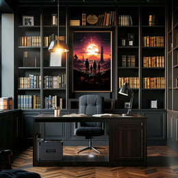 Journey to the Fiery Moon Poster