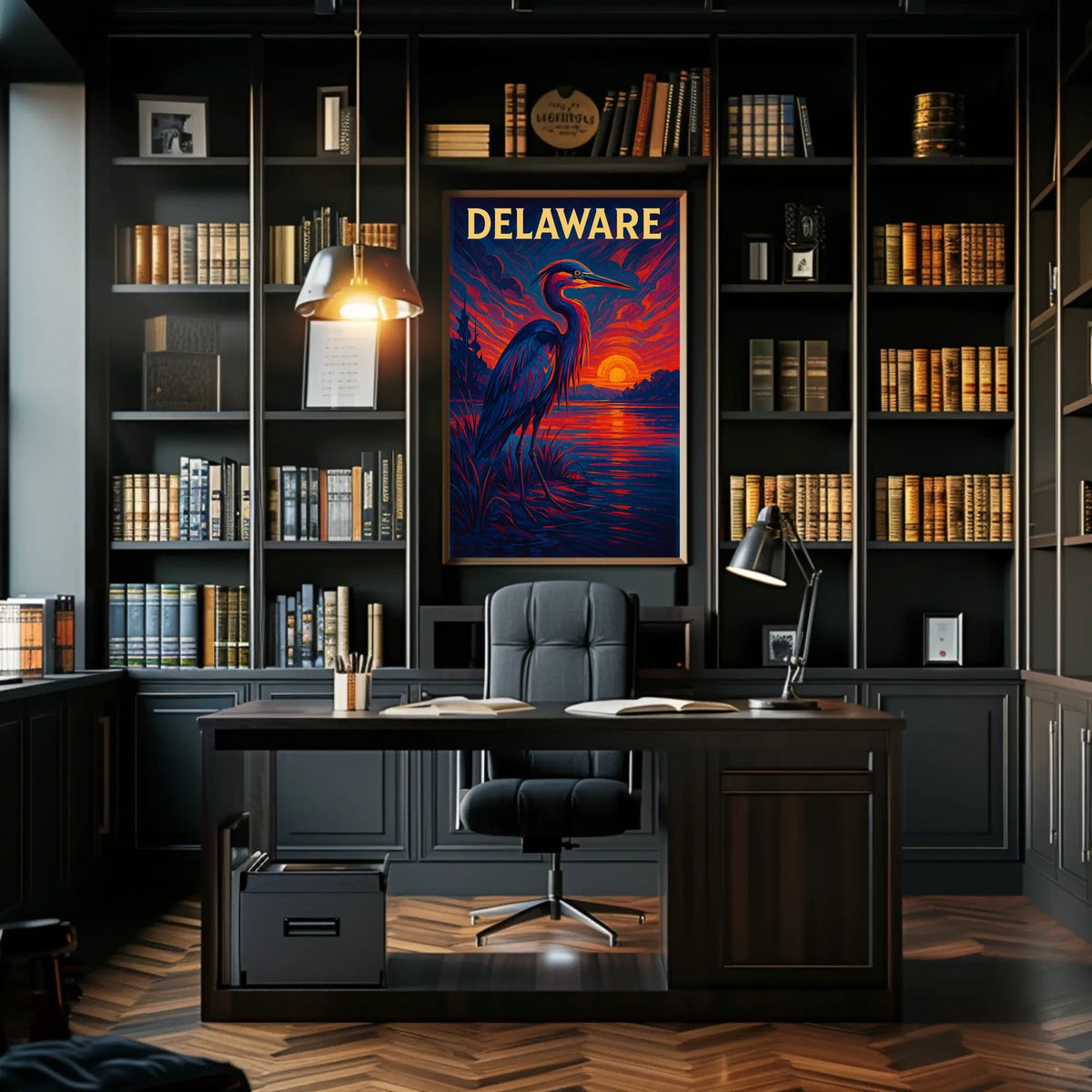 Delaware Sunset Poster